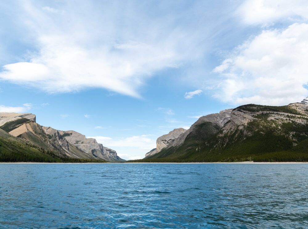Lake Minnewanka in Banff National Park