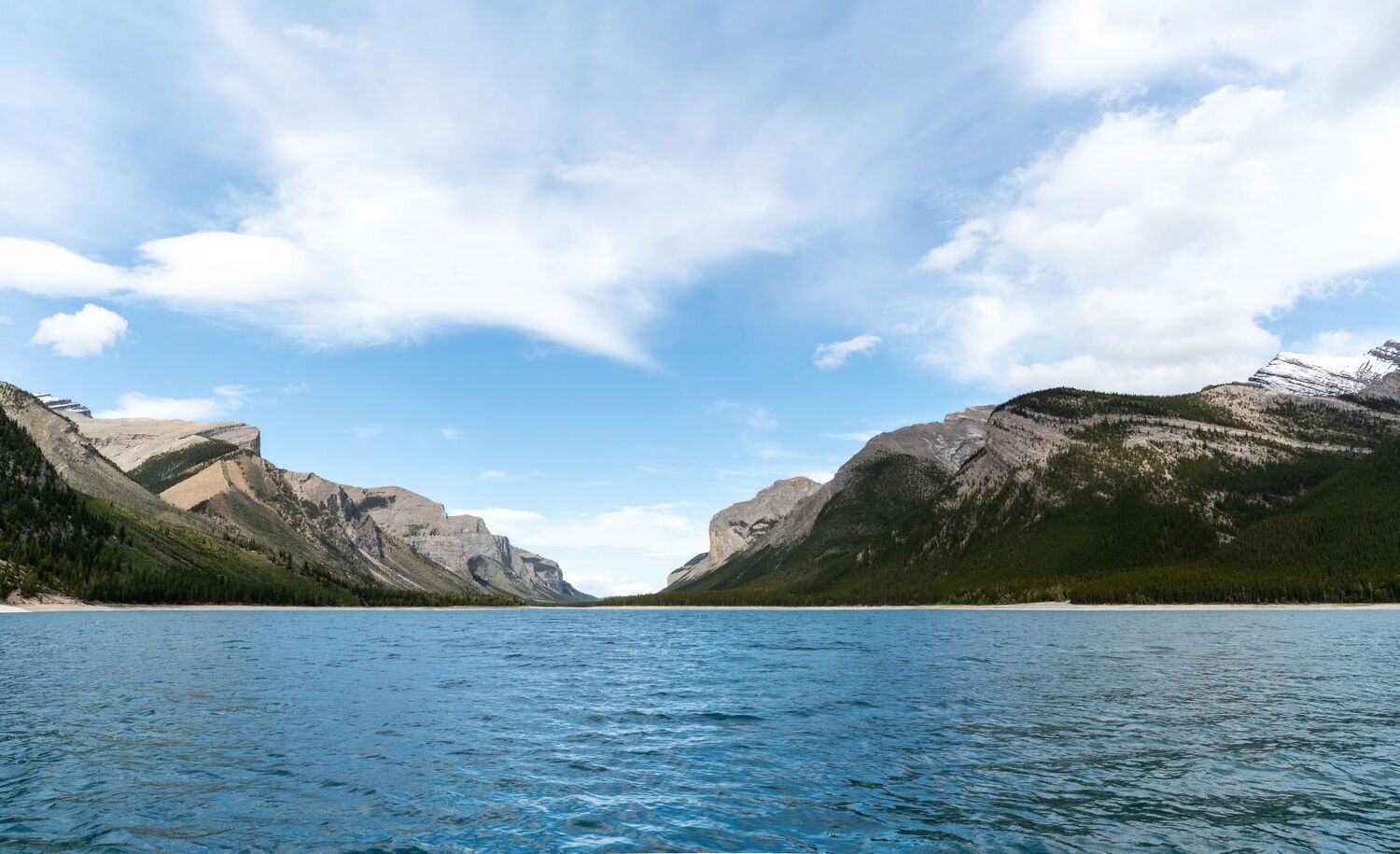 Lake Minnewanka in Banff National Park