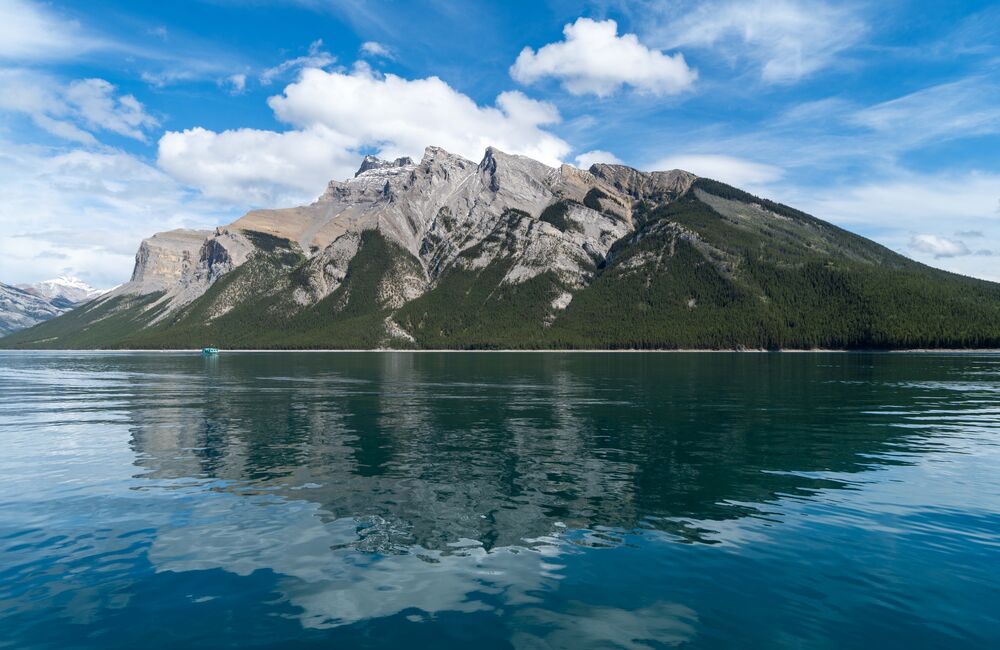 Lake Minnewanka in Banff National Park