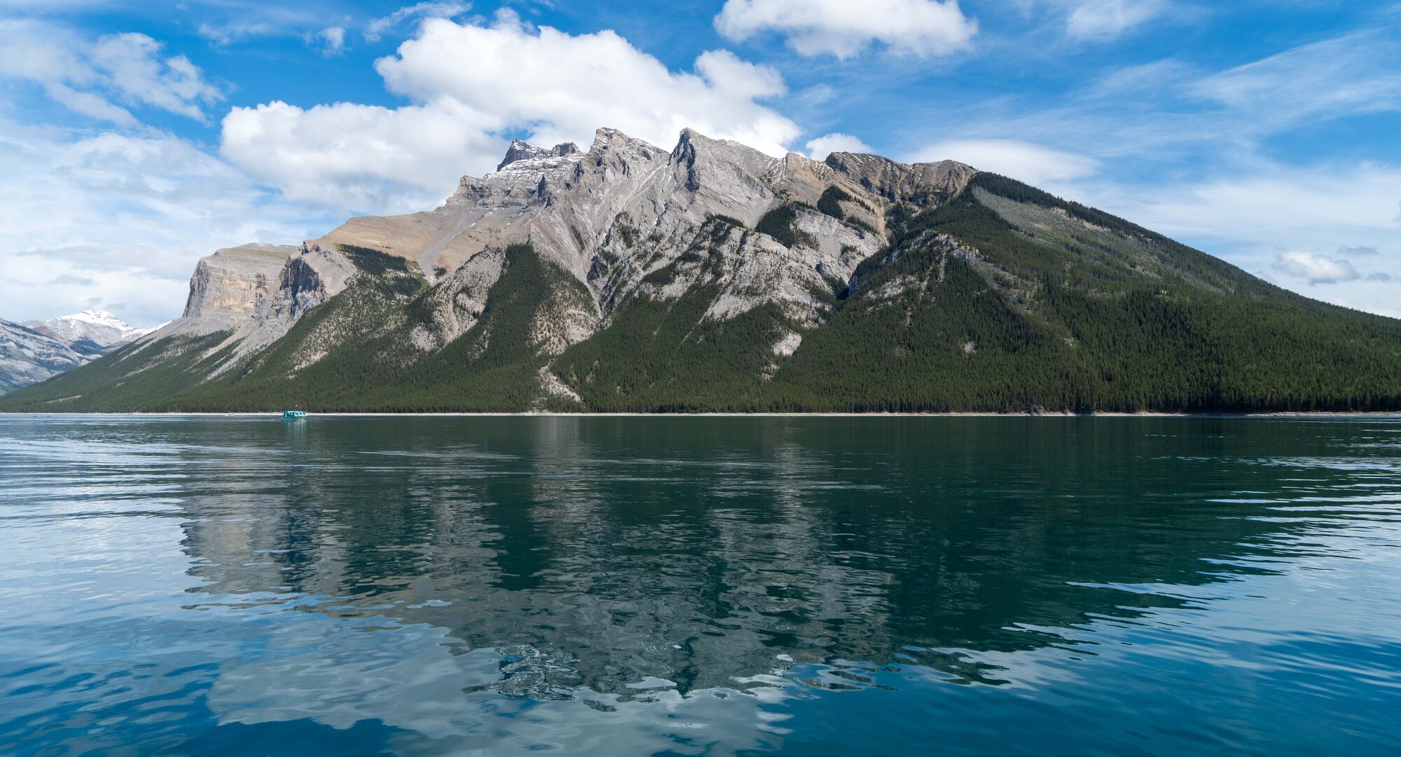 Lake Minnewanka in Banff National Park