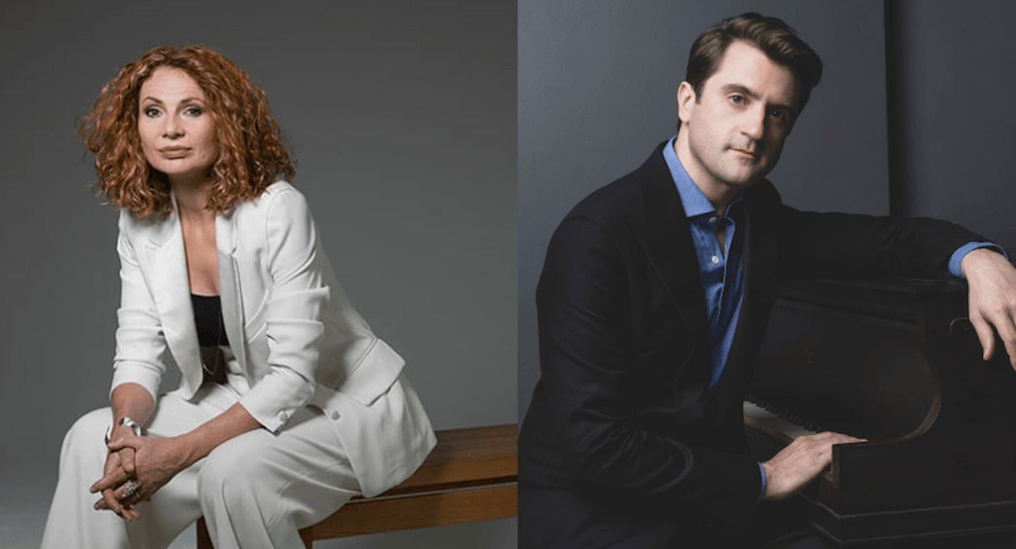 Joanna MacGregor and David Kaplan.