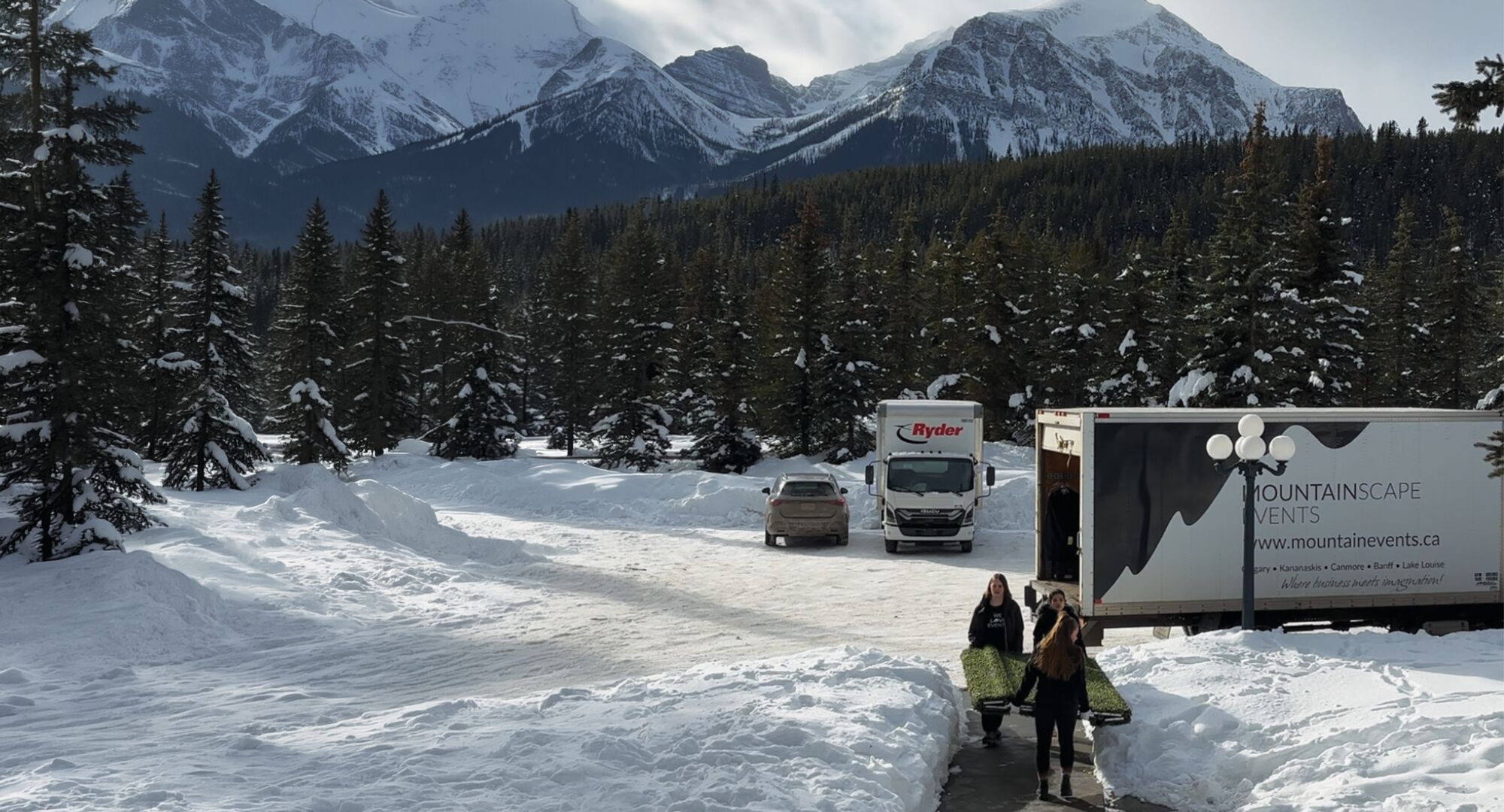 Supporting events in the Canadian Rockies