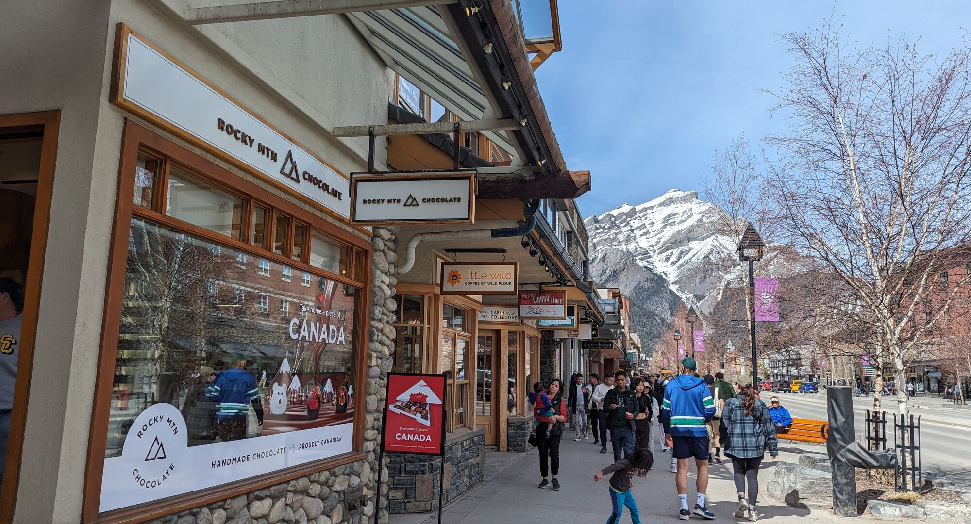 Rocky Mtn Chocolate - Winter Store Front