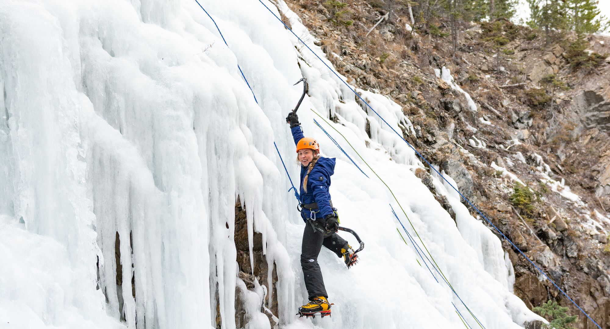 Guest enjoying our Intro to Ice Course