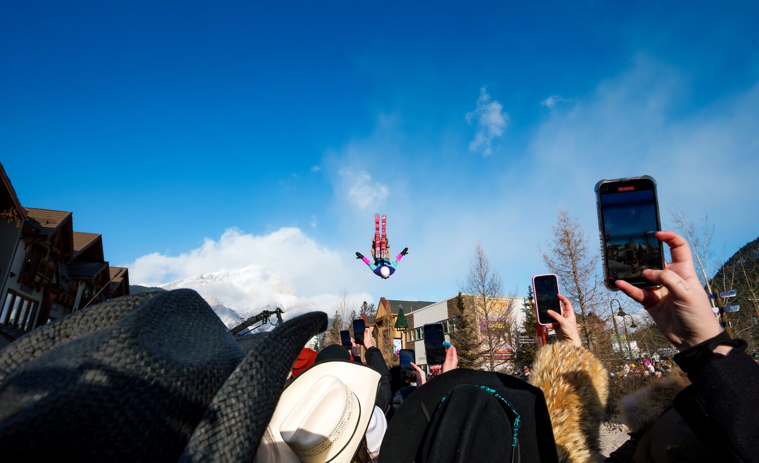 Skijoring Banff Townsite