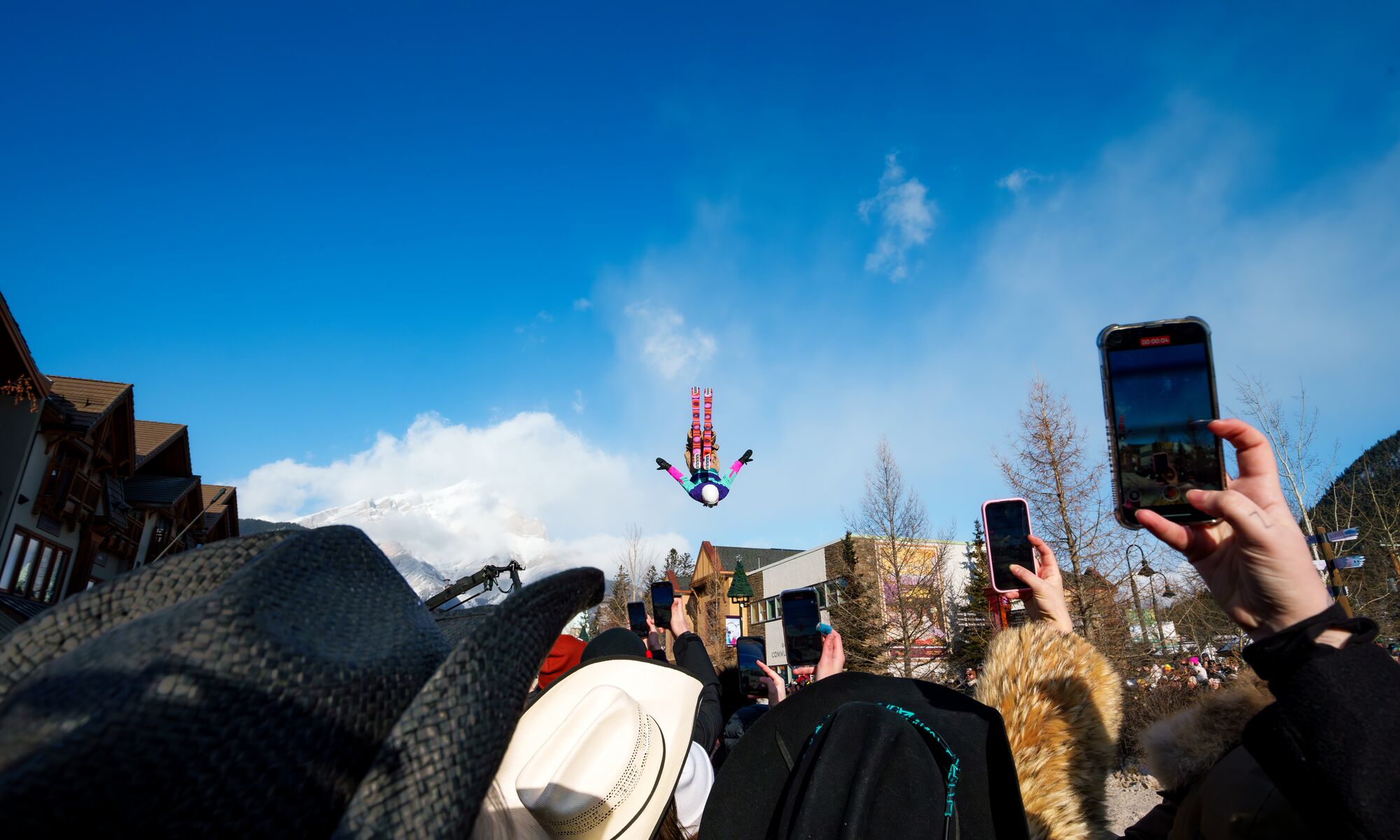 Skijoring Banff Townsite