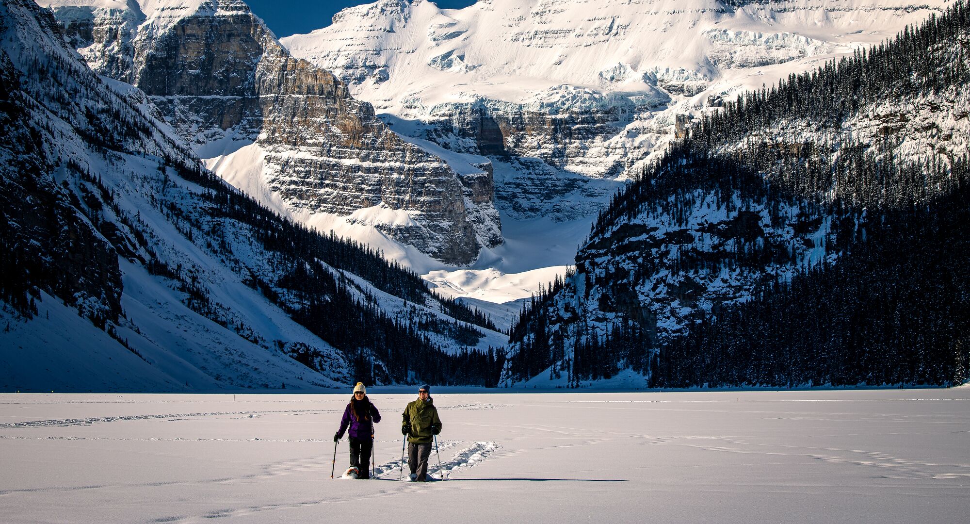 Walking Across Lake Louise- Banff National Park {Alberta} – Grand