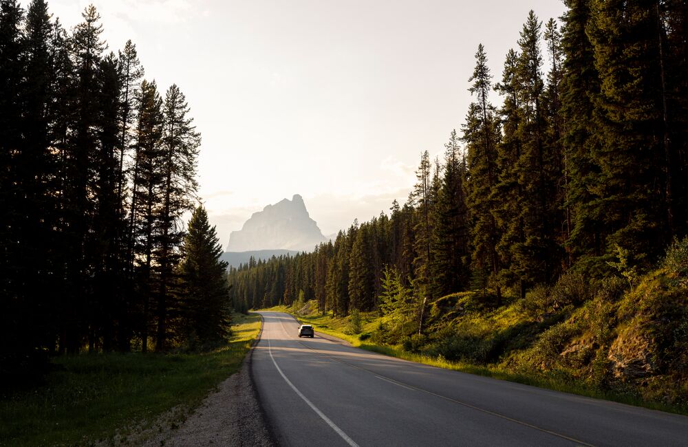 Bow Valley Parkway Scenic Drive Castle Mountain