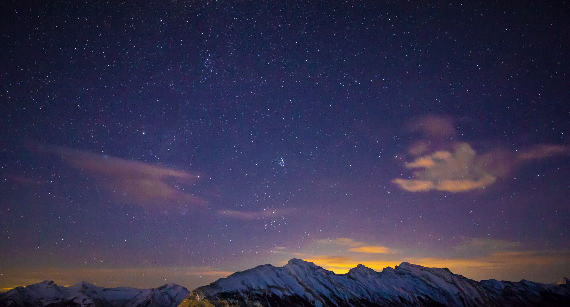 Night Sky at the Banff Gondola
