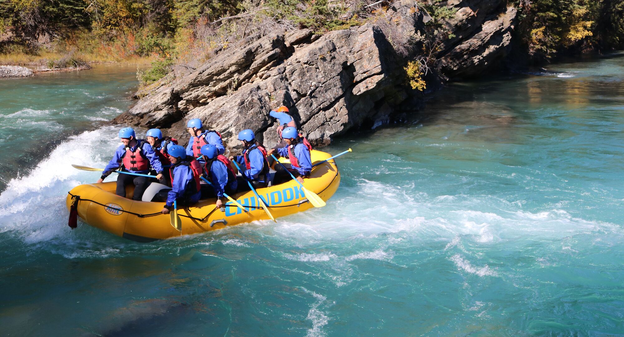 rafting trip banff