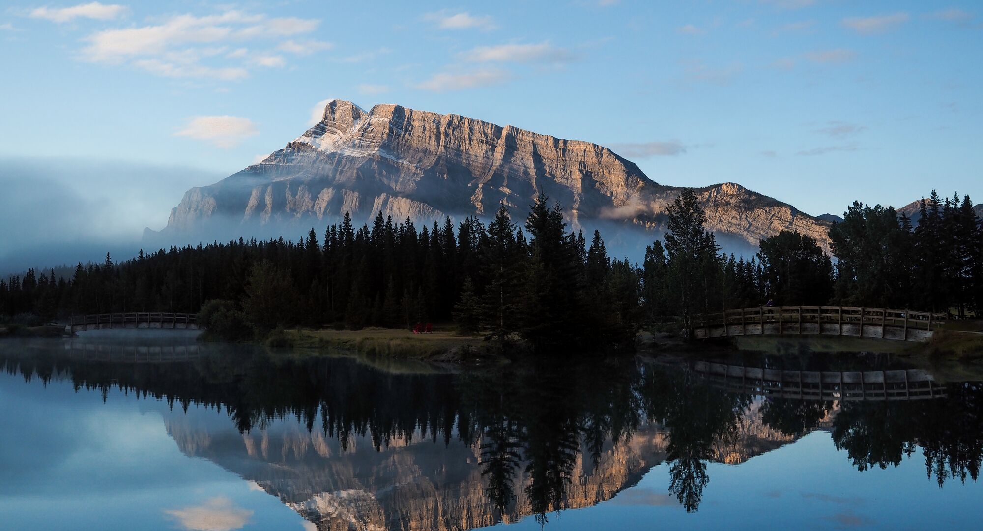 Cascade Ponds on a summer morning