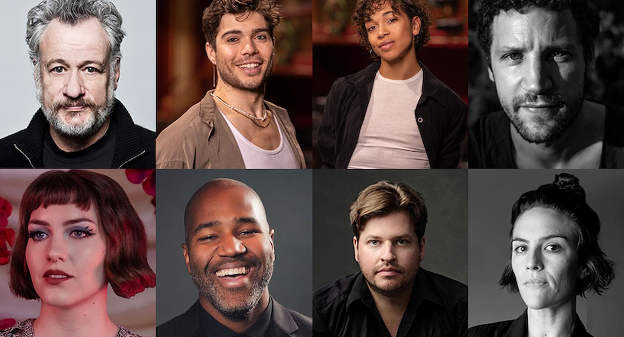 Faculty of Fuse (top to bottom, left to right): John de Lancie, Keaton Hentoff‑Killian, Isabella Diaz, Malo Lacroix, Laura Hickli, Daniel Bartholomew-Poyser, Alex Clark, and Bridie Hooper.