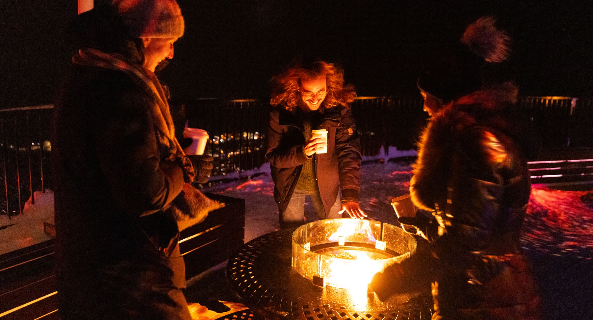 Nightrise at the Banff Gondola