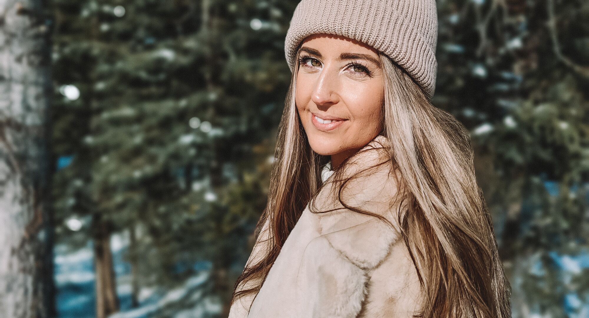 Enjoying the winter sun in the mountains