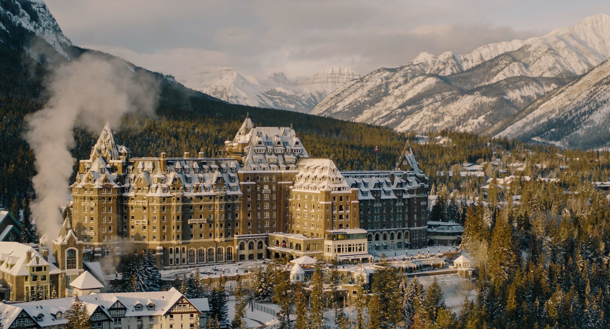 Fairmont Banff Springs in winter