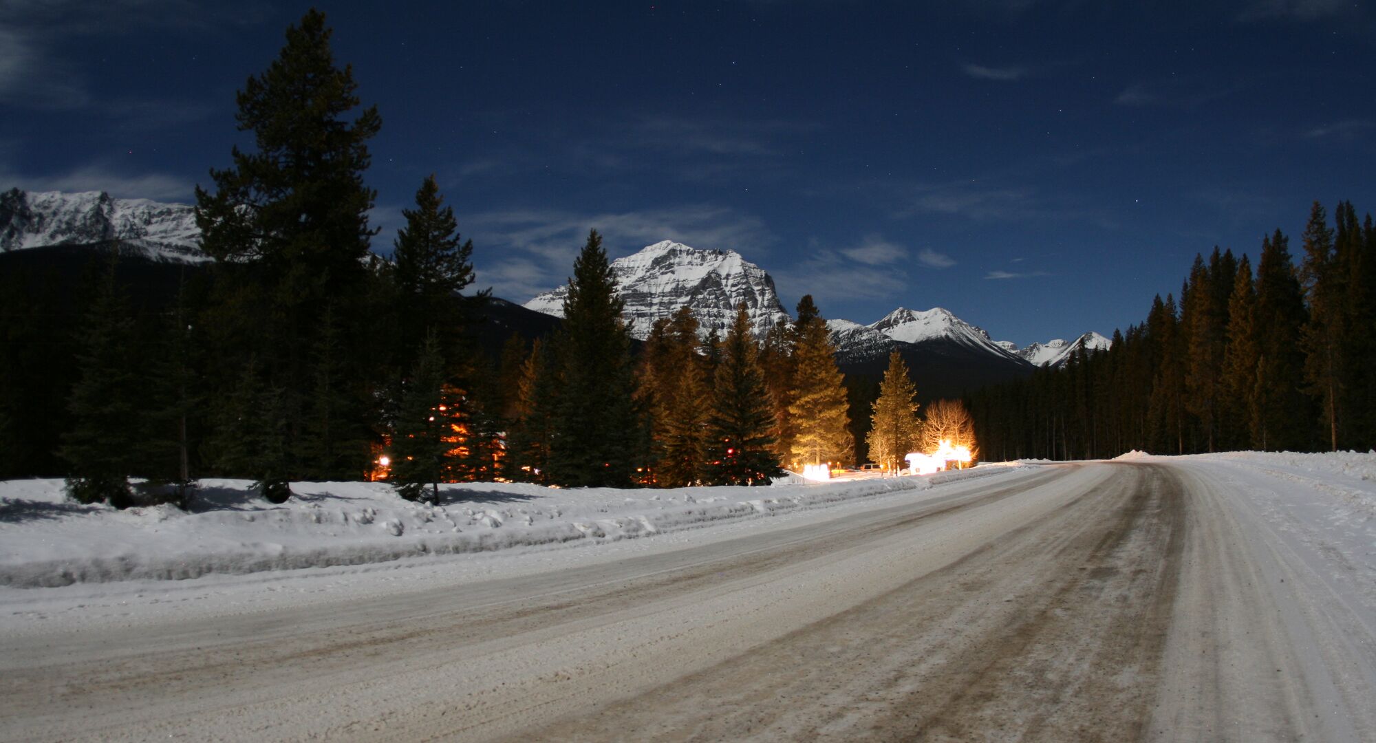 Drive the Bow Valley Parkway in Winter