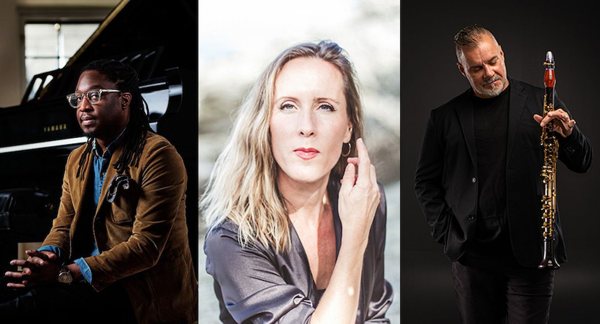 George Burton, Sissel Vera Pettersen, and François Houle, photo courtesy of the artists.