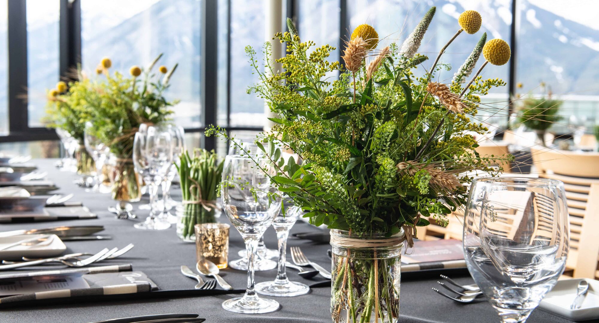 Image of flowers on a table