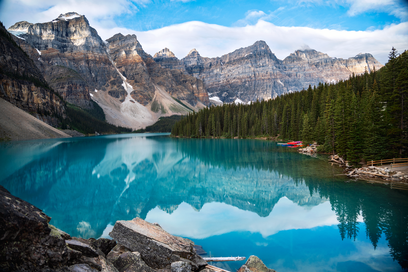 Where is Moraine Lake located?
