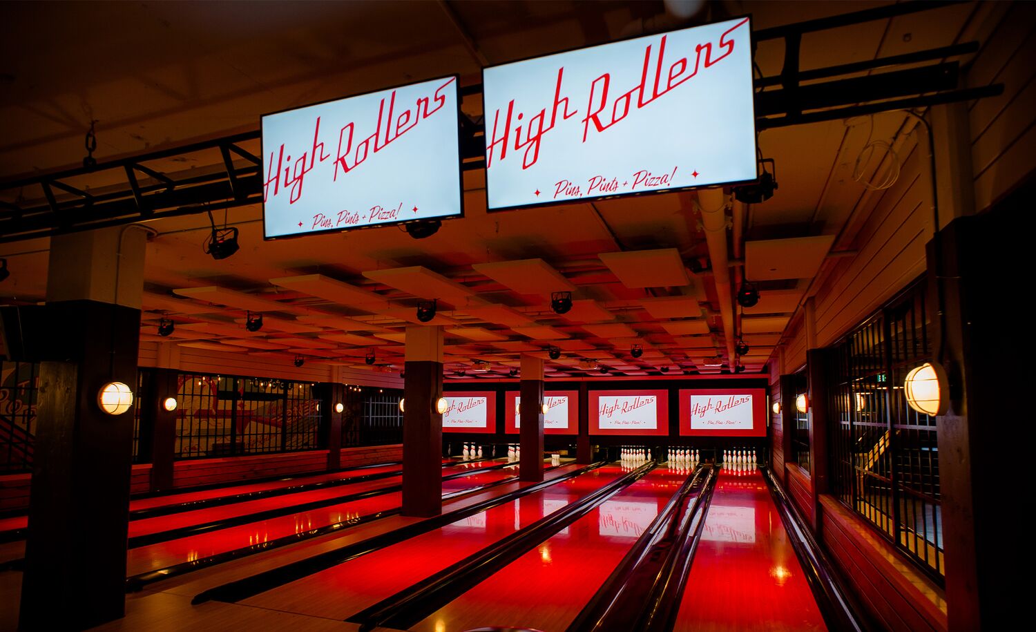 Interior shot of High Rollers in Banff.
