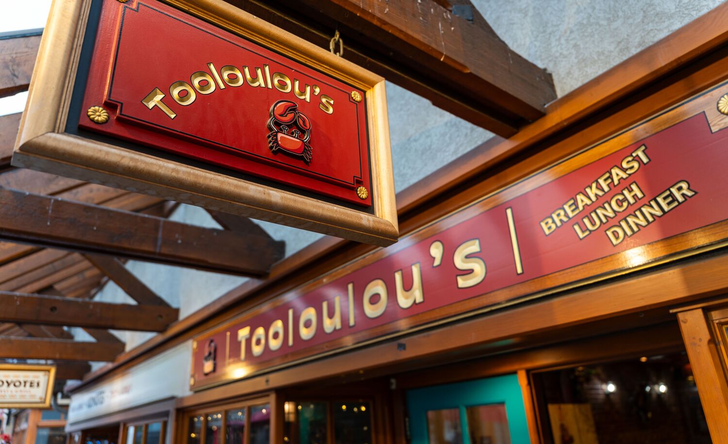 The exterior of Tooloulous in Banff National Park.