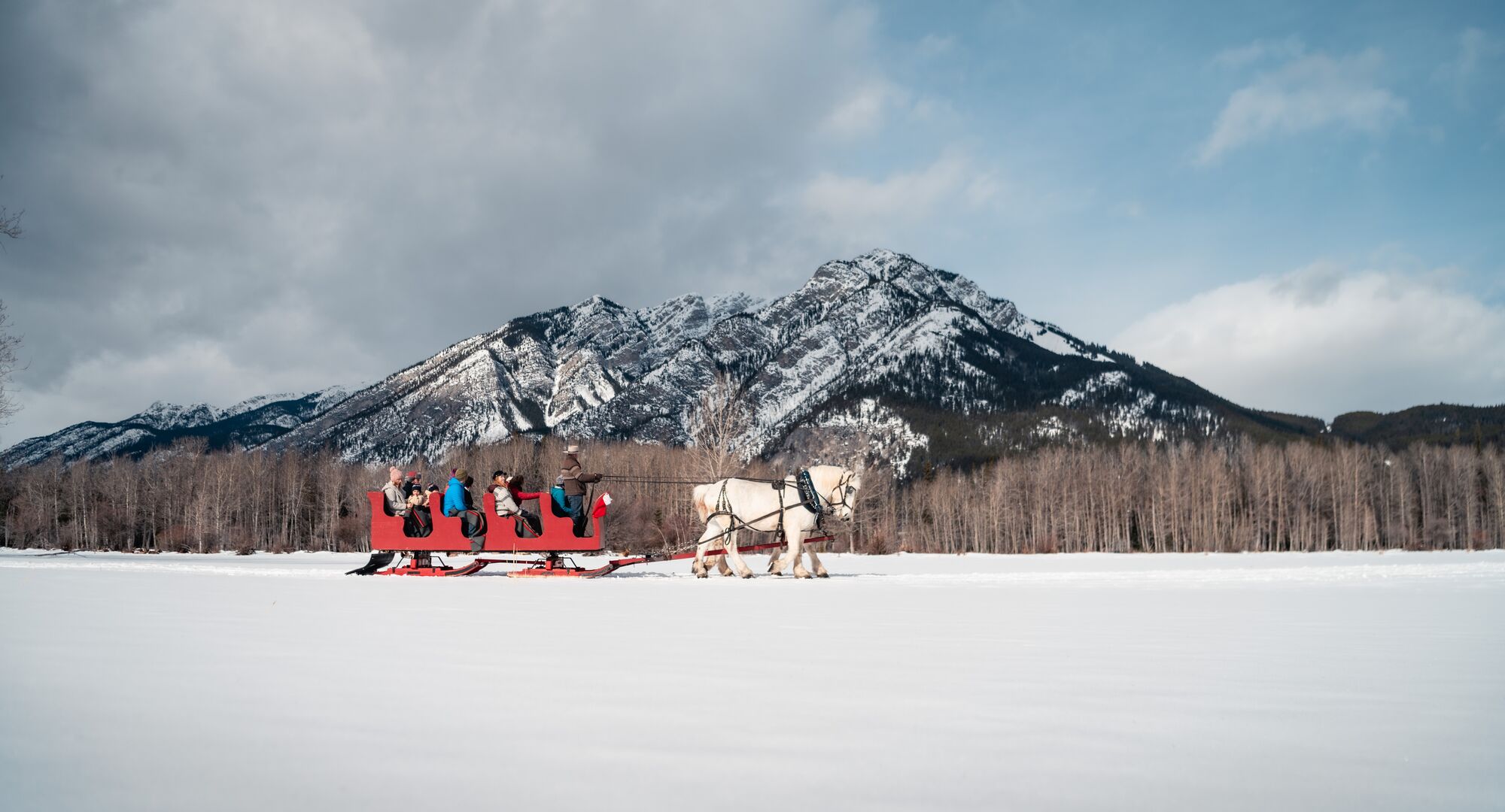 Banff Trail Riders in Winter