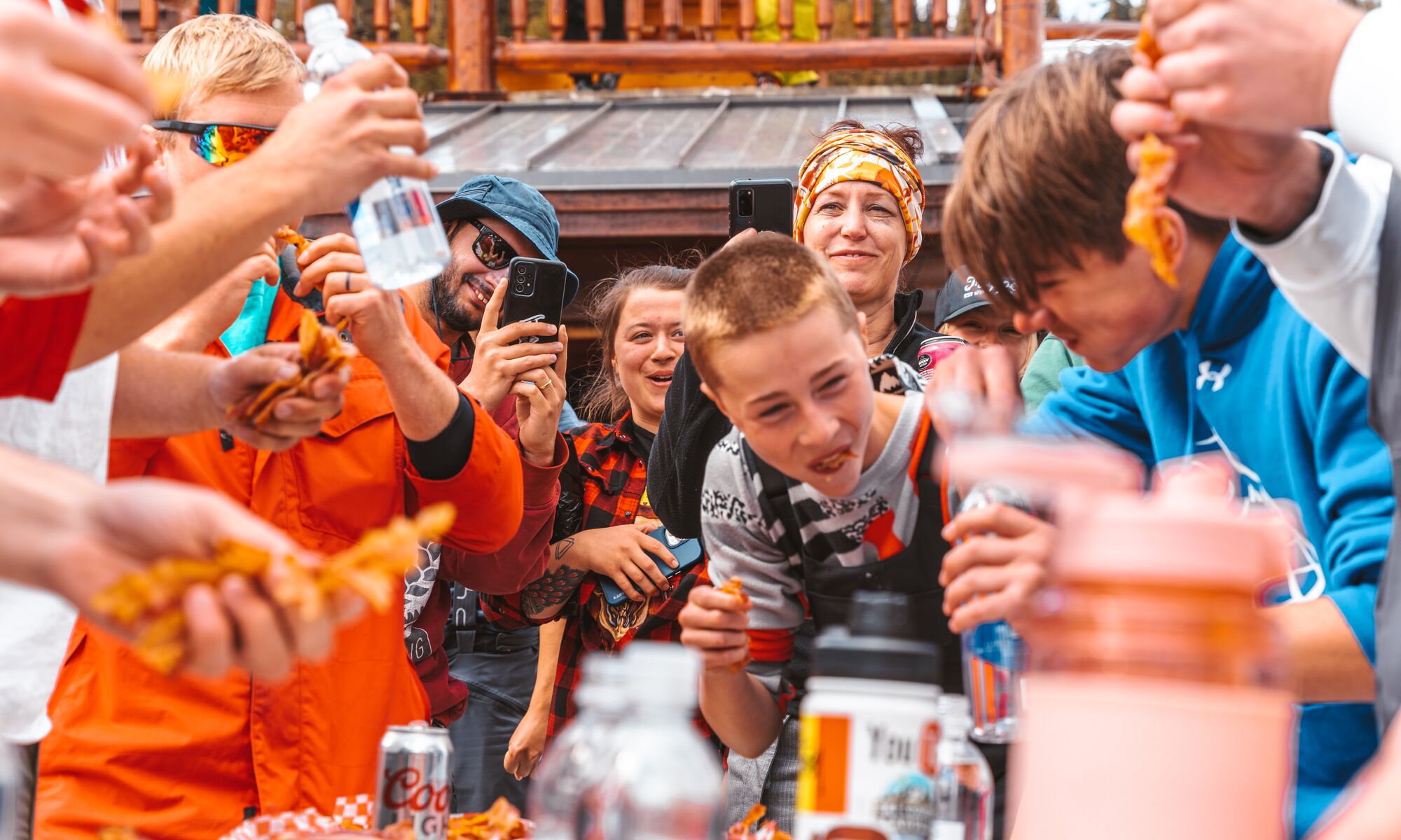 People take part in Baconfest at Sunshine Village