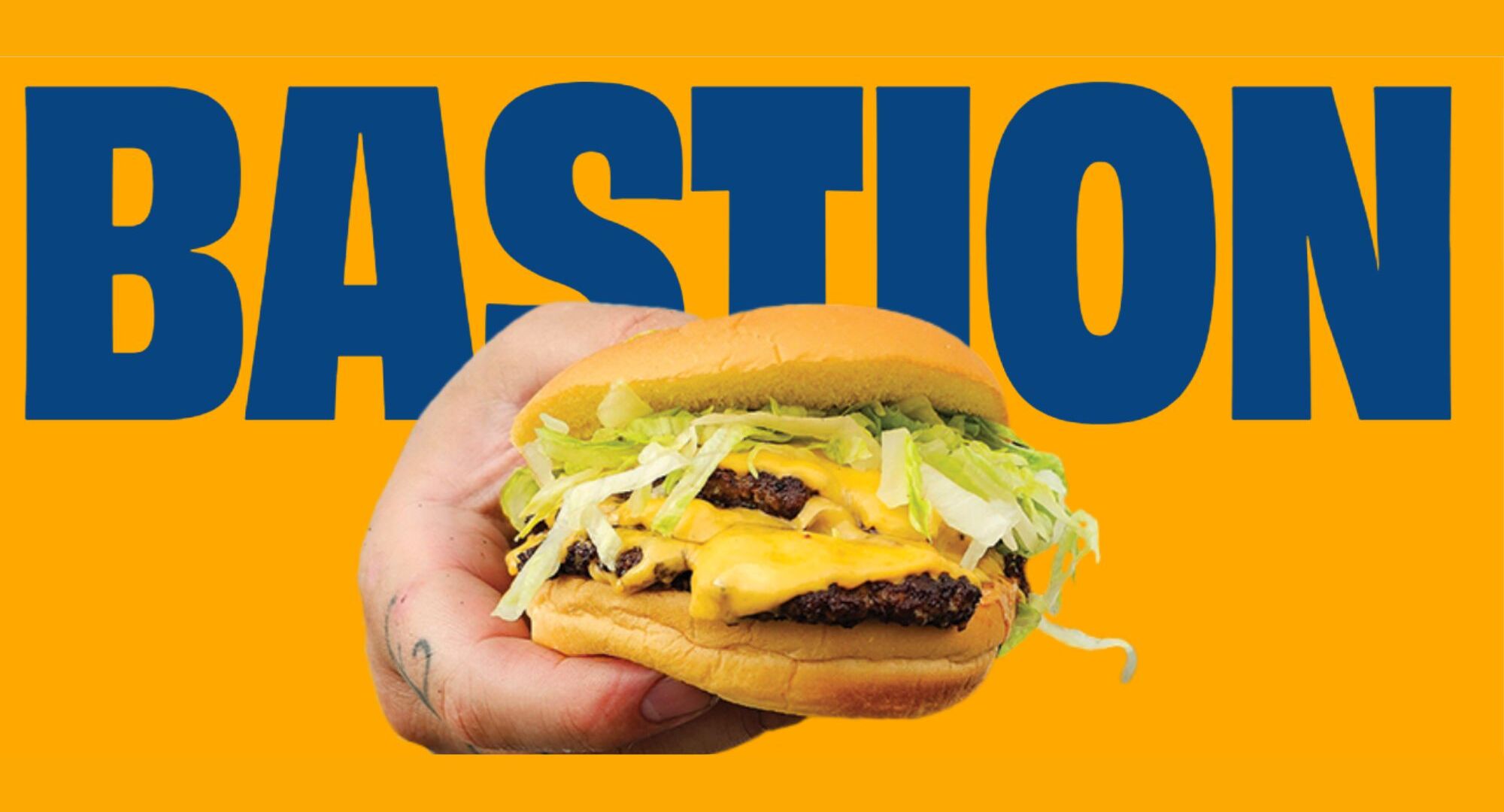 Bastion Burger Logo & famous Smash Burger