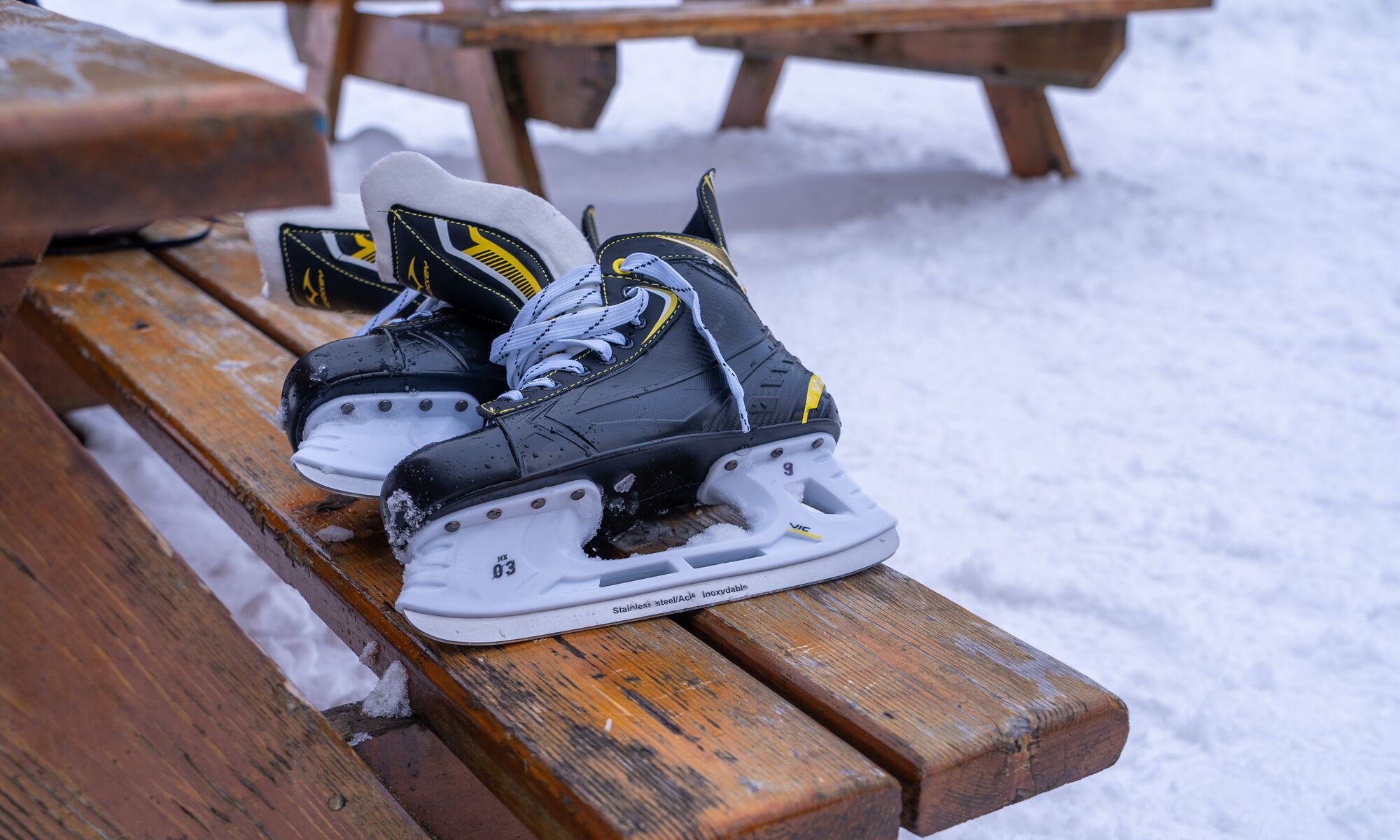 Ice Skates in Banff National Park.