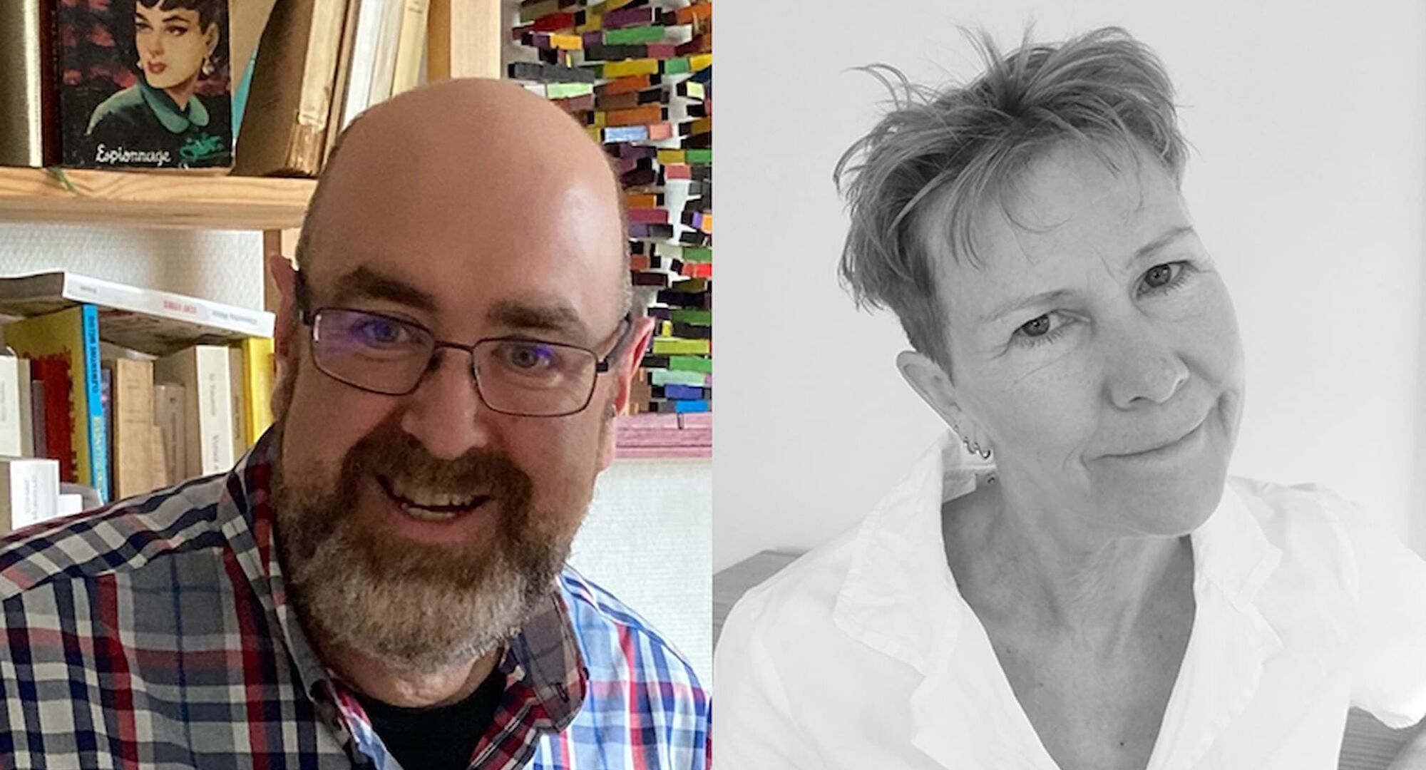 Chris Clarke et Cole Swensen