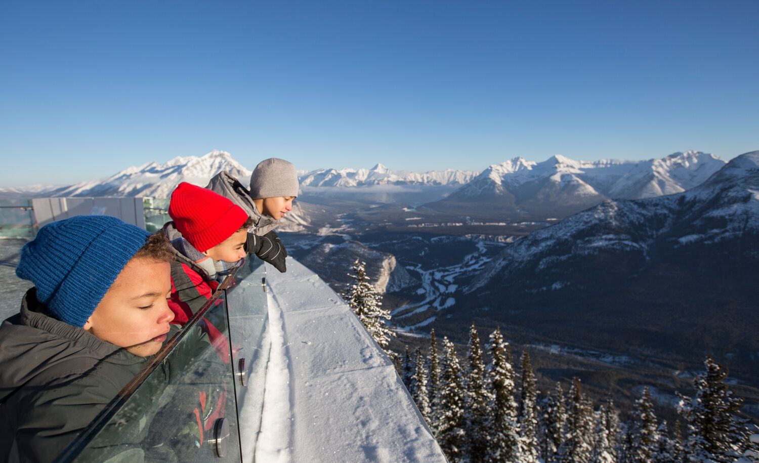 Hiking around a frozen lake in Banff – Indyeva