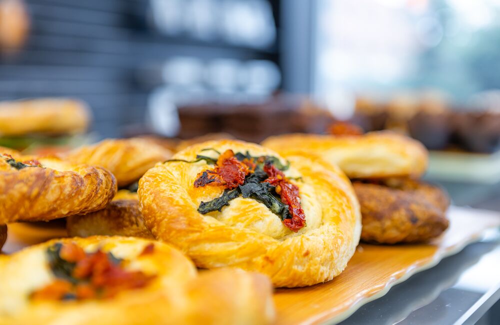 Pastries to go at Uprising Bakery on Banff Avenue