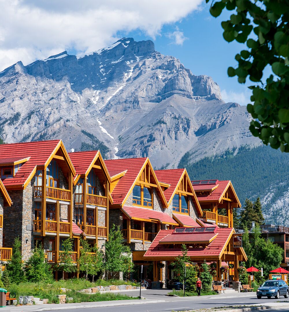 Elk and Avenue Hotel in the Town of Banff