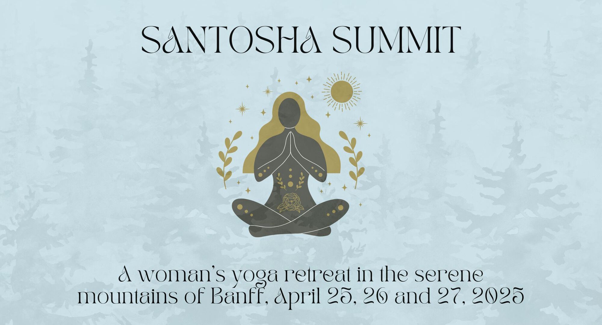 A woman's yoga retreat in the serene mountains of Banff