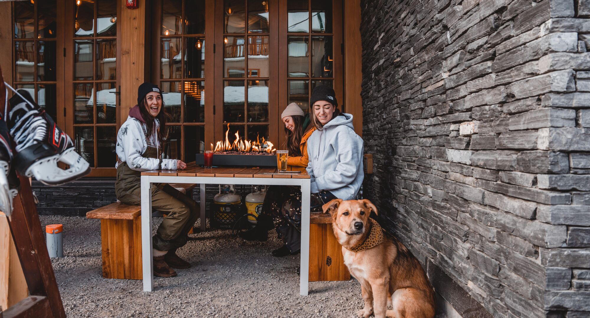 Outdoor Patios in Winter