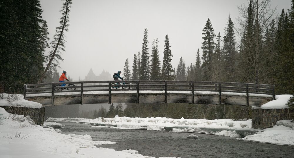 Fat Biking Spray River East Trail Banff & Lake Louise Tourism