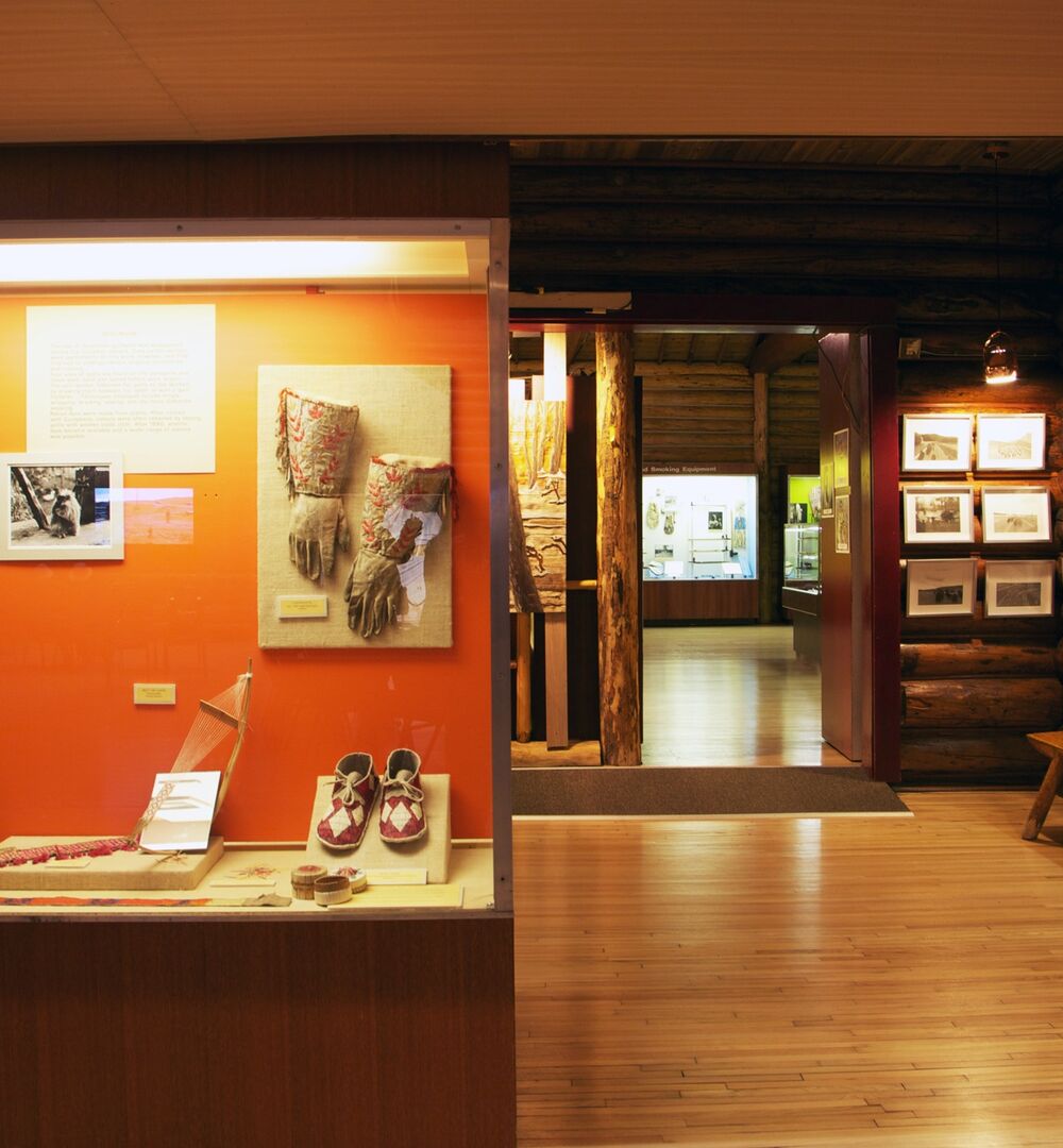 An exhibit at the Buffalo Nations Luxton Museum