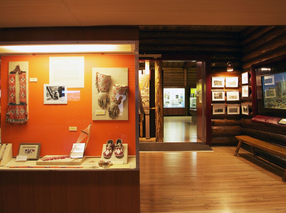An exhibit at the Buffalo Nations Luxton Museum