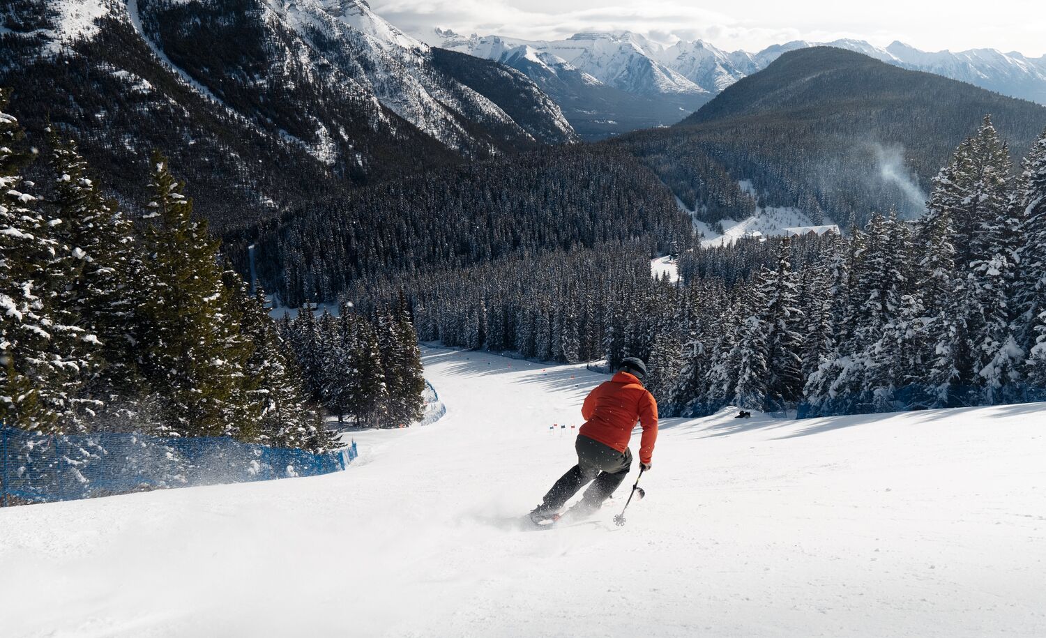 Skier at Mt. Norqay
