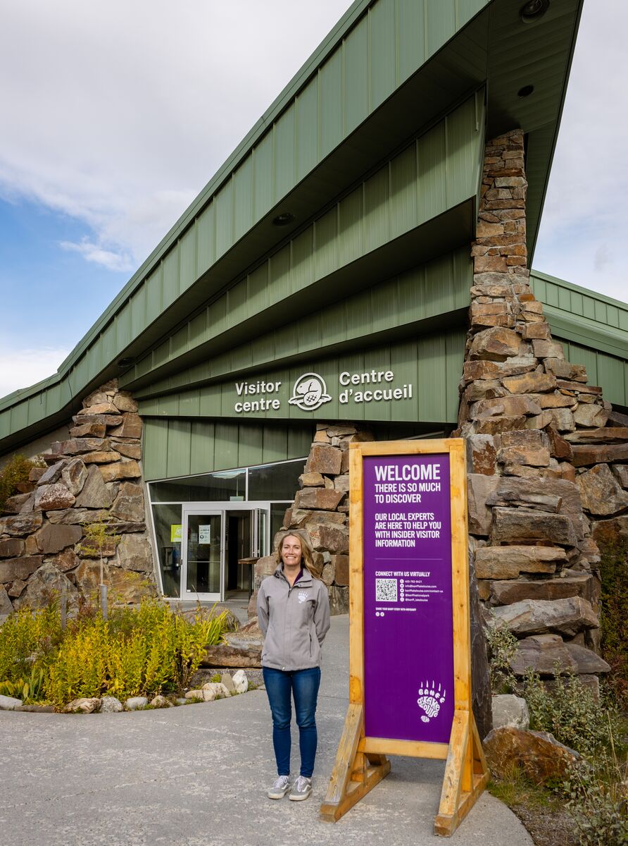 Lake Louise Visitor Centre in the village of Lake Louise